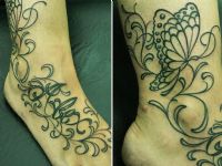 Mariposa-nombre-filigrana-pie-alex-tattoo-tatuaje-amor-de-madre-zamora