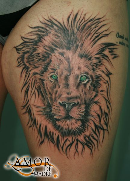 leon-leo-tattoo-tatuaje-amor-de-madre-zamora-animales-pierna-legg-lion