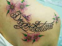 Nombre-name-flores-flower-colortattoo-tattoo-tatuaje-amor-de-madre-zamora